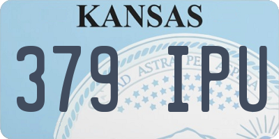 KS license plate 379IPU