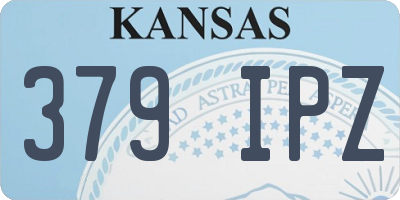 KS license plate 379IPZ