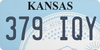 KS license plate 379IQY