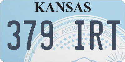 KS license plate 379IRT