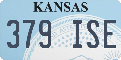KS license plate 379ISE