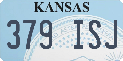 KS license plate 379ISJ