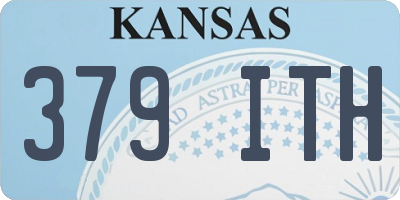 KS license plate 379ITH