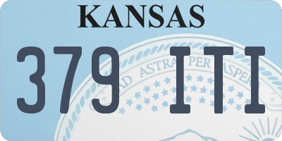 KS license plate 379ITI