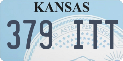 KS license plate 379ITT