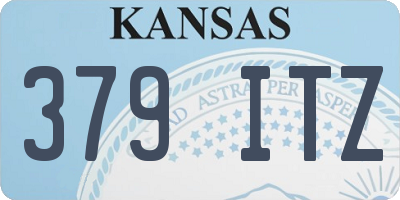 KS license plate 379ITZ