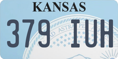 KS license plate 379IUH