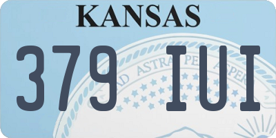 KS license plate 379IUI