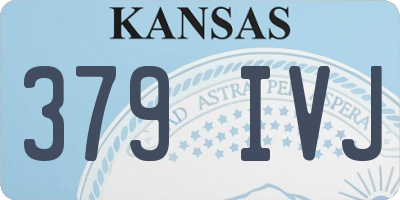 KS license plate 379IVJ