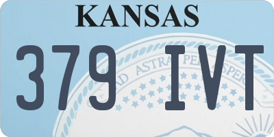 KS license plate 379IVT
