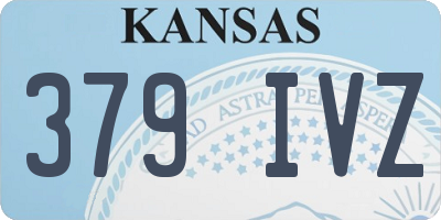 KS license plate 379IVZ