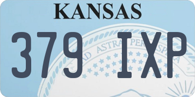 KS license plate 379IXP