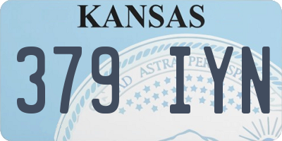 KS license plate 379IYN