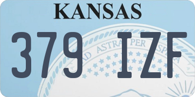 KS license plate 379IZF