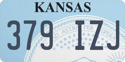 KS license plate 379IZJ