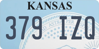 KS license plate 379IZQ