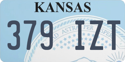 KS license plate 379IZT