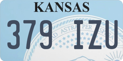 KS license plate 379IZU