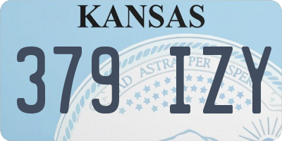 KS license plate 379IZY