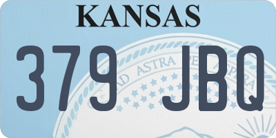 KS license plate 379JBQ