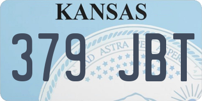 KS license plate 379JBT