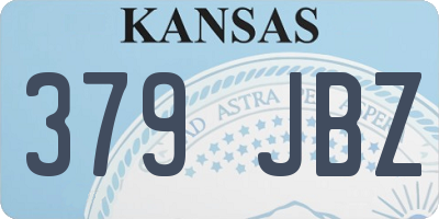 KS license plate 379JBZ