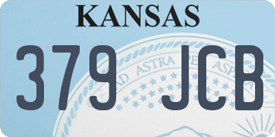 KS license plate 379JCB