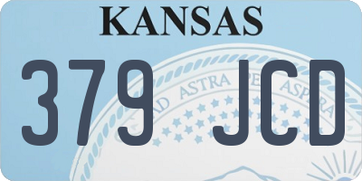 KS license plate 379JCD
