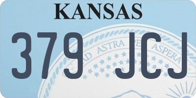 KS license plate 379JCJ