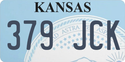 KS license plate 379JCK
