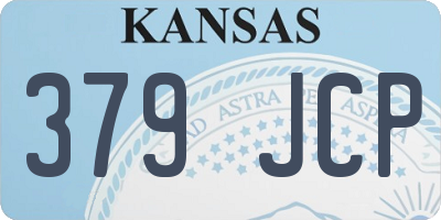 KS license plate 379JCP