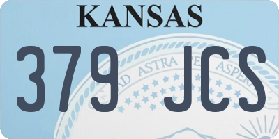 KS license plate 379JCS