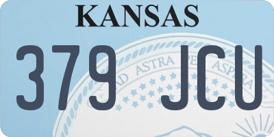 KS license plate 379JCU