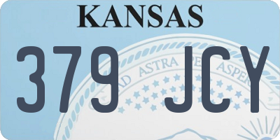 KS license plate 379JCY