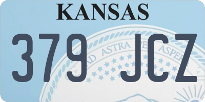 KS license plate 379JCZ