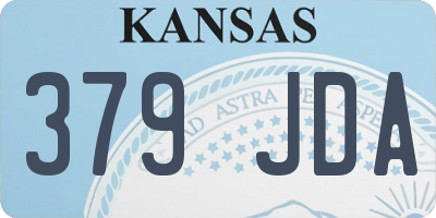 KS license plate 379JDA