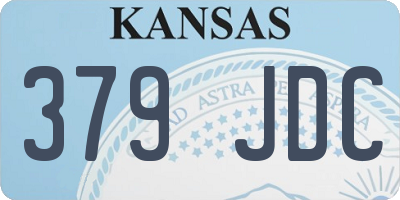 KS license plate 379JDC