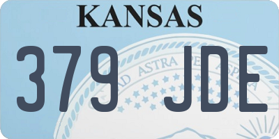 KS license plate 379JDE