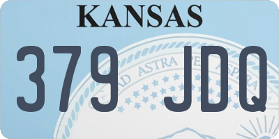 KS license plate 379JDQ