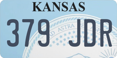 KS license plate 379JDR