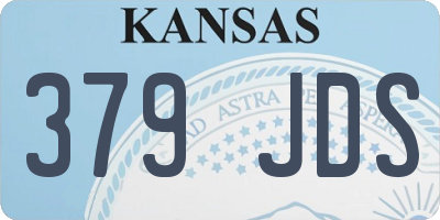 KS license plate 379JDS