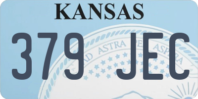 KS license plate 379JEC