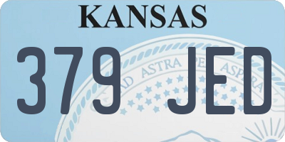 KS license plate 379JED