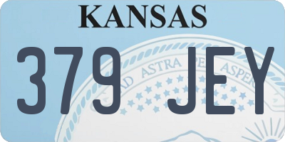 KS license plate 379JEY