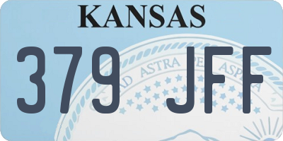 KS license plate 379JFF