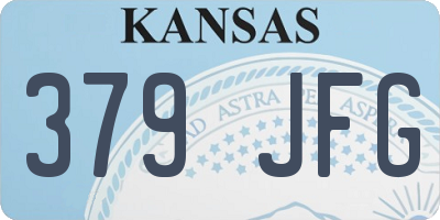 KS license plate 379JFG