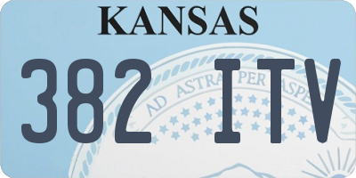 KS license plate 382ITV