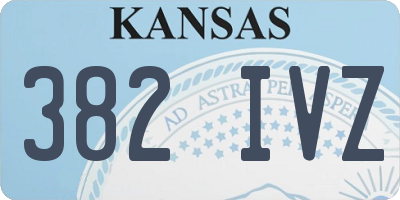 KS license plate 382IVZ