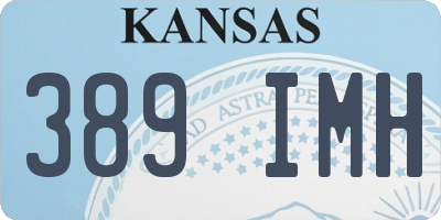 KS license plate 389IMH