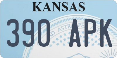 KS license plate 390APK